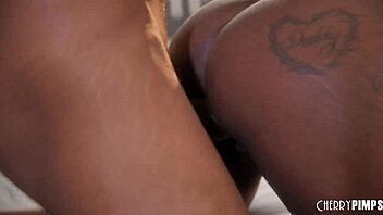 Ebony goddess Daizy Cooper gets her ass rimmed and licked