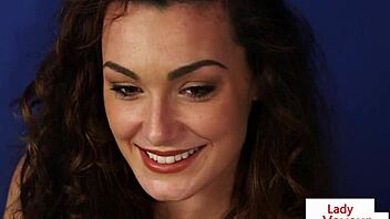 cute babe spreads legs to help jerking guy instruction british kitchen femdom legs humiliation voyeur european classy