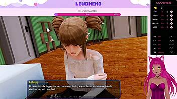 Maid-themed video in a Vtuber series, lots of hardcore sex and femdom