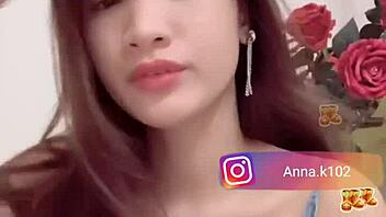 i saw anna k102 doing chest exercises on instagram, it's kinda funny