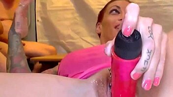 extreme rough fuck party for tattooed milf, holy crap!