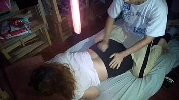 latina milf gives massage before we have hardcore sex
