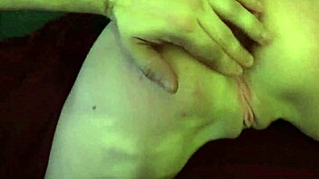 Teen enjoys threesome with two big cocks in ass and mouth