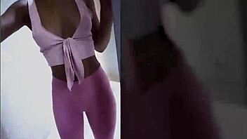 Mila Mars Deepthroats Big Cock in Gym Bathroom