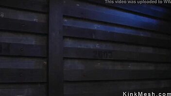 curved brunette endures slave training with hardcore whipping 😱