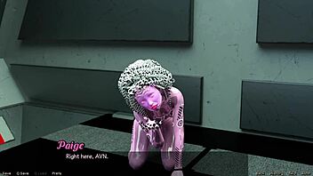 Asian MILF scientist in 3D space porn adventure