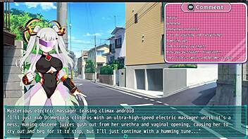 magical girl gets bound in group gangbang with toys.