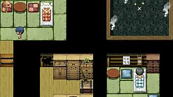 Tanned Girl Natsuki In Hentai Game Gets Cum Inside Ass Publicly