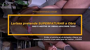 Ela Liberou Larissinha pro Mestre de Obras na CONSTRUÇÃO!