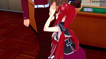 Insane! Rias Gremory and Akeno Demand Wild Action in HS DxD NTR!