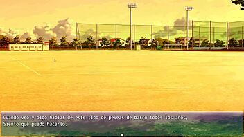 Hasta que mi novia caiga, wild hentai game finale with monster cock action. Can’t believe how she rode it!