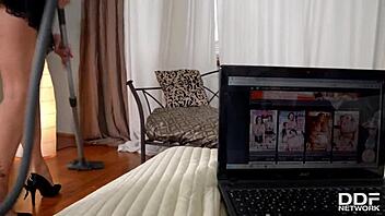 Can Busty Maid Laura Orsolya Handle Deep Ass and Titty Fucking?