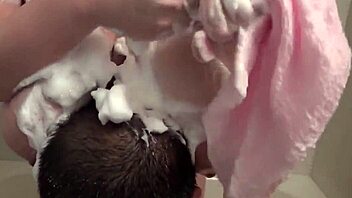 Momo-Chan's Intense Big Tits Paizuri and Head Wash