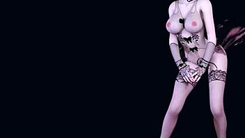 i saw 3d big boobs asian stripper in lingerie get fucked hard