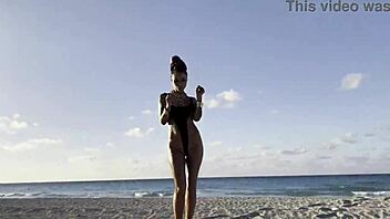 monika fox solo squirt and prolapse on beach free