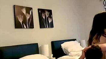 Sucking and banging two hot jocks with my big natural tits