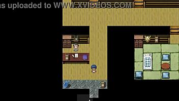 Tanned Girl Natsuki In Hentai Game Gets Cum Inside Ass Publicly