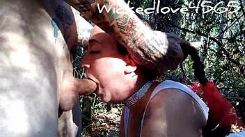Choking and face fucking in rough and dirty scenes