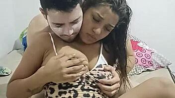 Painting step-mom's house leads to dirty slapping fuck 😈