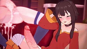 Megumin And Aqua In Intense Sex With Monster Cocks And Big Asses!