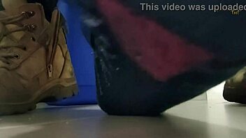 Hot dilf stepuncle has bad day with feet fetish