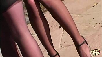 Did Michelle and Monica swallow all the cum after foursome?