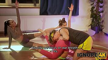 Can tight yoga pants hide this Czech brunette's hotness?