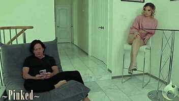 Katie Kush's Pink Pussy Stretches Around Laz Fyre's Monster Cock While Clothes Rip Off Her Blonde Body.