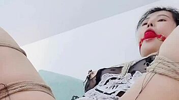 Bisexual female pleasure with toys and uniform roleplay
