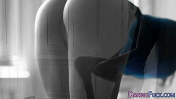 euro hottie jerks big cock to jizz