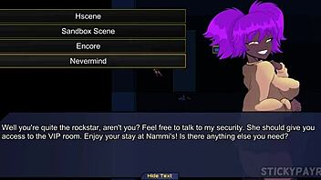 met girl at rave made her wet in hentai game 😏