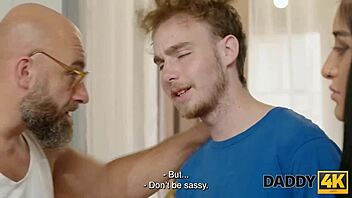 underhanded sexy moves with father-in-law's big cock. damn hot! 🔥