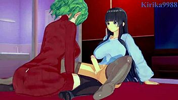 hikage and ikaruga intense lesbian play and futanari sex - senran kagura hentai 😉