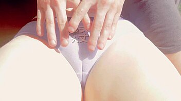 step daddy’s sensual massage on my tight 18+ pussy feels so good with a wild finish