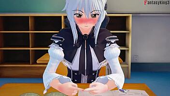 Kuroka from High School DxD in NTR madness full episode