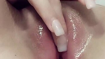 Morning Orgasm Hits Hard for Blonde Teen in Homemade Clip