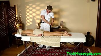 As a tattooed milf, I got doggystyled by the masseur