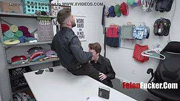 Gay guards having sex with each other