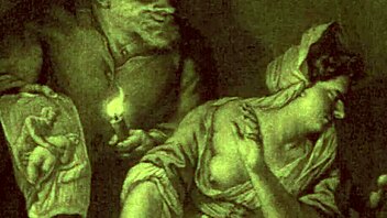 Vintage erotic cartoon illustration