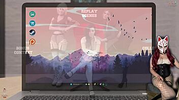 naked babes in see-through outfits tease in the gym brothel