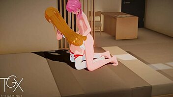 Sword Art Online Asuna in Futanari Hentai Sex Gaming Action 😈
