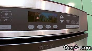 Genlez - Sami St Clair and Delilah Davis, Hot Kitchen Action?