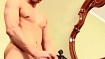 twink gives handjob and blowjob to monster cock for cum