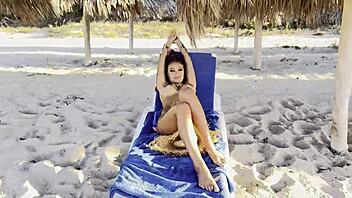 monika fox solo squirt and prolapse on beach free