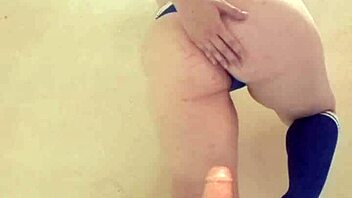 Big ass milf gets hot after soccer game alone