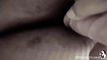 Big tits homemade video: Pregnant beauty's solo pleasure show