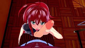 Insane! Rias Gremory and Akeno Demand Wild Action in HS DxD NTR!