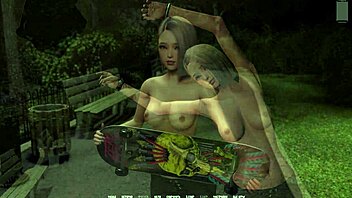 Outdoor gameplay with big tits