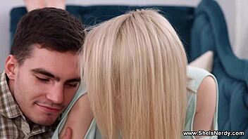 Nerdy Polly White's Anal Passion