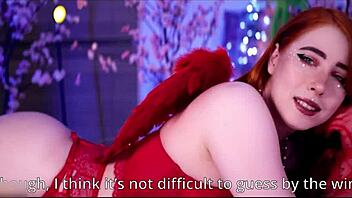 wow molly redwolf gives angelic valentines blowjob sloppy and hot